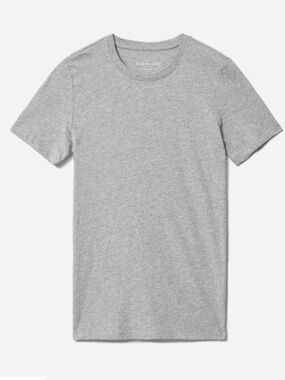 Everlane The Organic Cotton Crew - Heather Grey